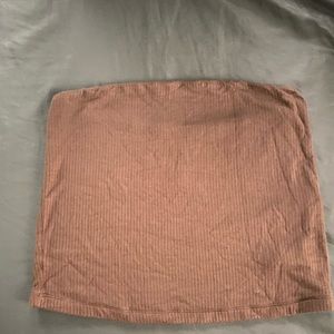 Ribbed tube top